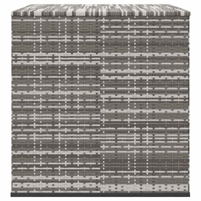 Contenitore da Giardino in Rattan PE 145x100x103 cm Grigio 317231