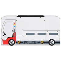 Set Tavolo e Sedia per Bambini 3 pz Design Auto Polizia in MDF 10405