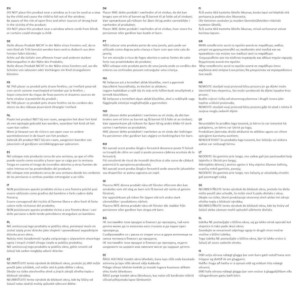 Cassapanca per Bambini Bianca e Grigia 60x30x55 cm in MDF 10407