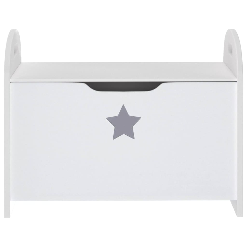 Cassapanca per Bambini Bianca 62x40x46,5 cm in MDF 10413