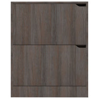 Scarpiera 2 Ante Grigio Rovere Sonoma 59x24x74cm Multistrato 338121