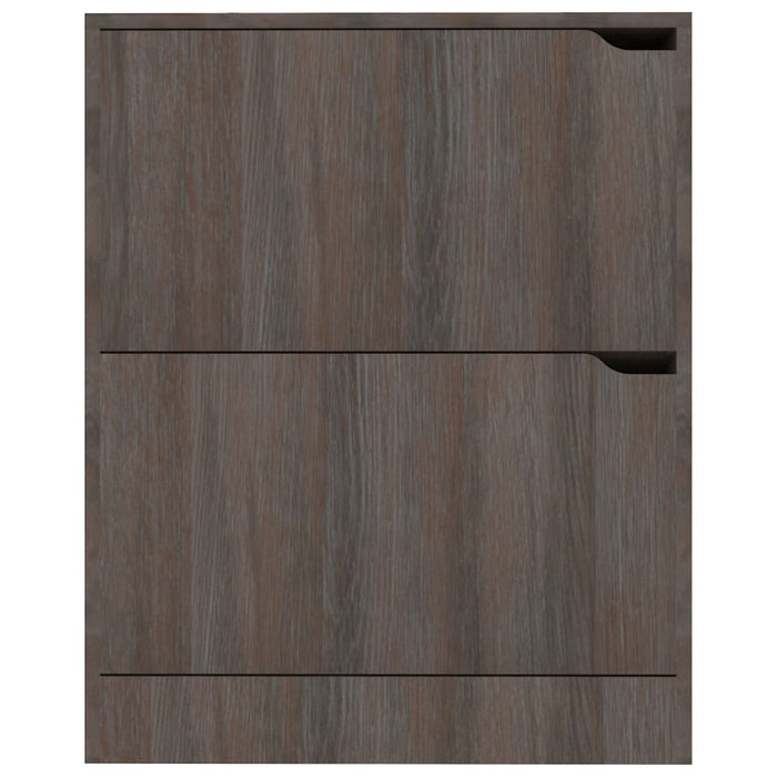 Scarpiera 2 Ante Grigio Rovere Sonoma 59x24x74cm Multistrato 338121