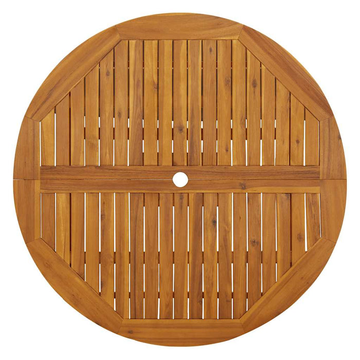 Tavolo da Giardino Pieghevole 110 cm in Massello d'Acacia cod mxl 53827