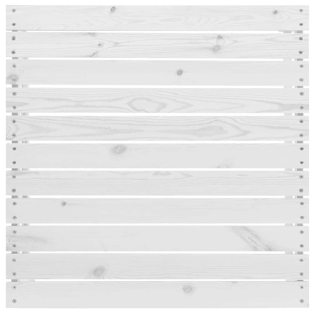 Set Divani da Giardino 3 pz con Cuscini Massello Pino Bianco cod mxl 73775