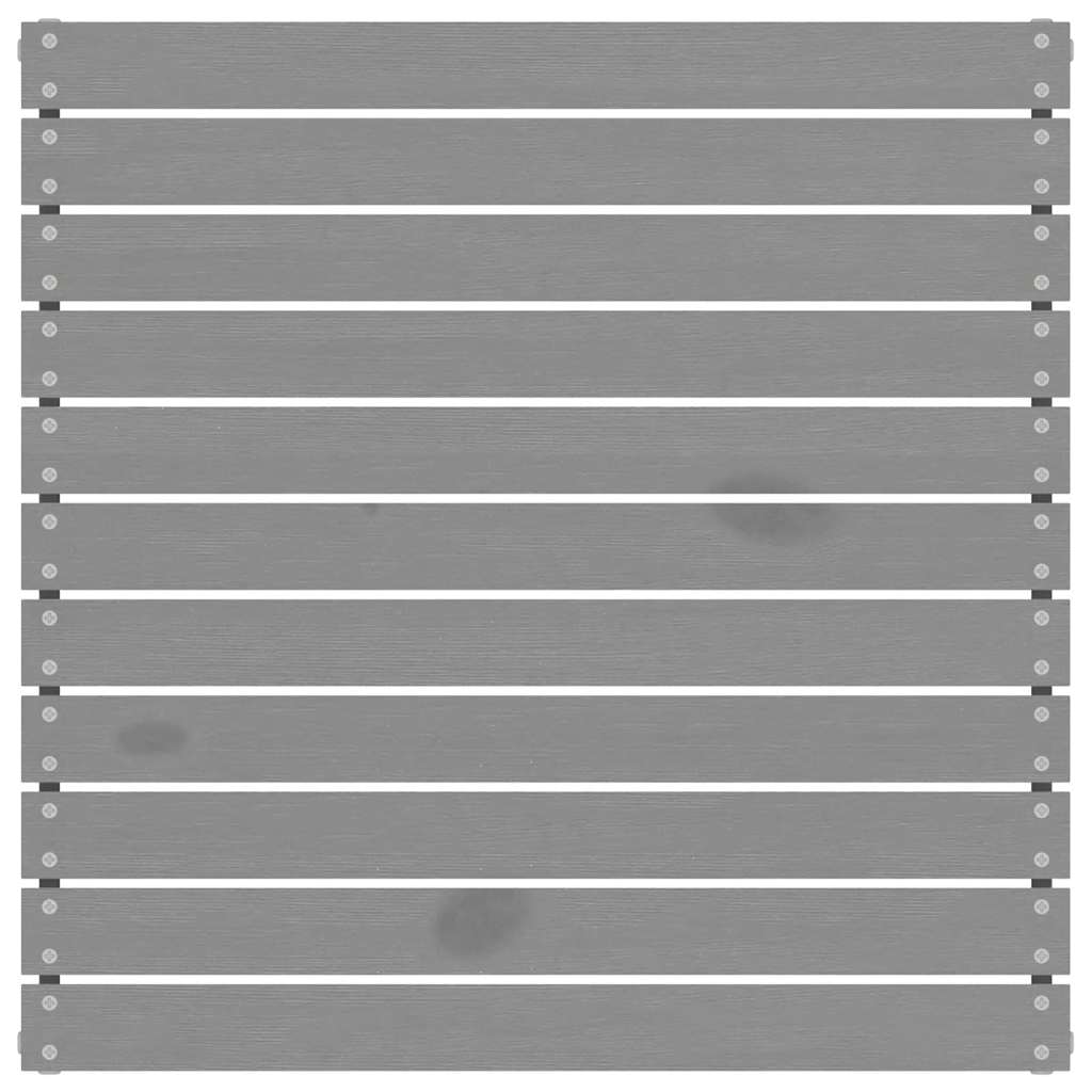 Set Divani da Giardino 3 pz Grigio Cuscini Massello di Pino 806678