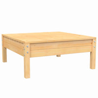 Set Divani da Giardino 3 pz con Cuscini Crema Massello di Pino 806682