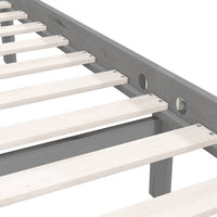 Giroletto Grigio in Legno Massello di Pino 200x200 cm 810104