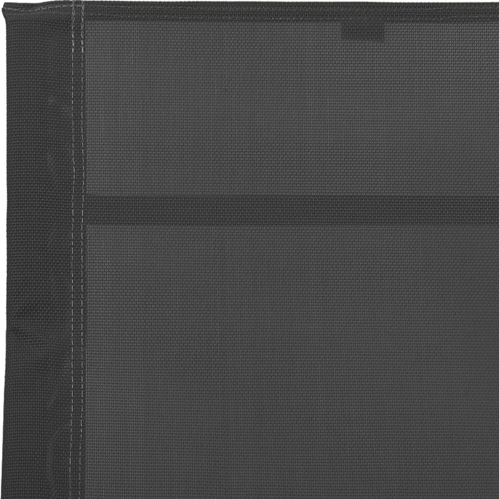 Sdraio lettino da giardino prendisole lettino da giardino terrazza mobili da esterno acciaio e Textilene nero 02_0012246