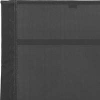 Sdraio lettino da giardino prendisole lettino da giardino terrazza mobili da esterno acciaio e Textilene nero 02_0012246