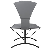 Lettino con Tettuccio Grigio in Acciaio e Tessuto Oxford cod mxl 69428