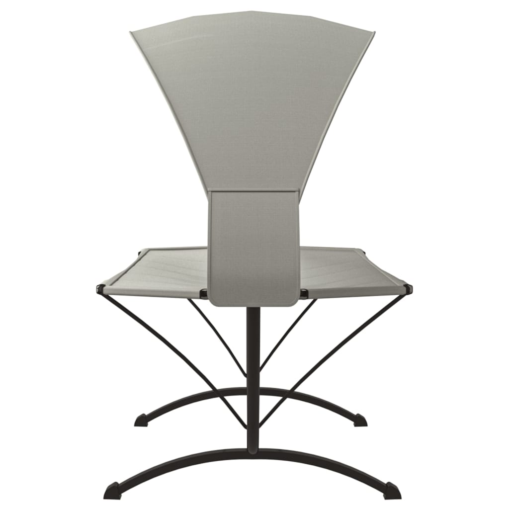 Lettino con Tettuccio Crema in Acciaio e Tessuto Oxford cod mxl 69429