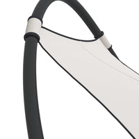 Sedia a sdraio di design lettino da giardino lettino da giardino terrazza mobile a dondolo da esterno con ruote in acciaio e Textilene crema 02_0012961