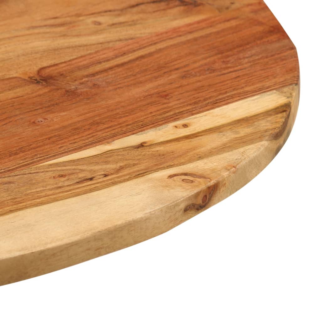 Tavolino 60x(42-62) cm in Legno Massello di Acacia e Ghisa cod mxl 23933