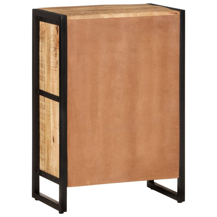 Portabottiglie per 16 Bottiglie in Legno Massello di Mango 338464