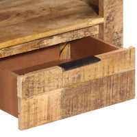 Mobile Porta TV 110x30x40 cm in Legno di Mango Grezzo 338026