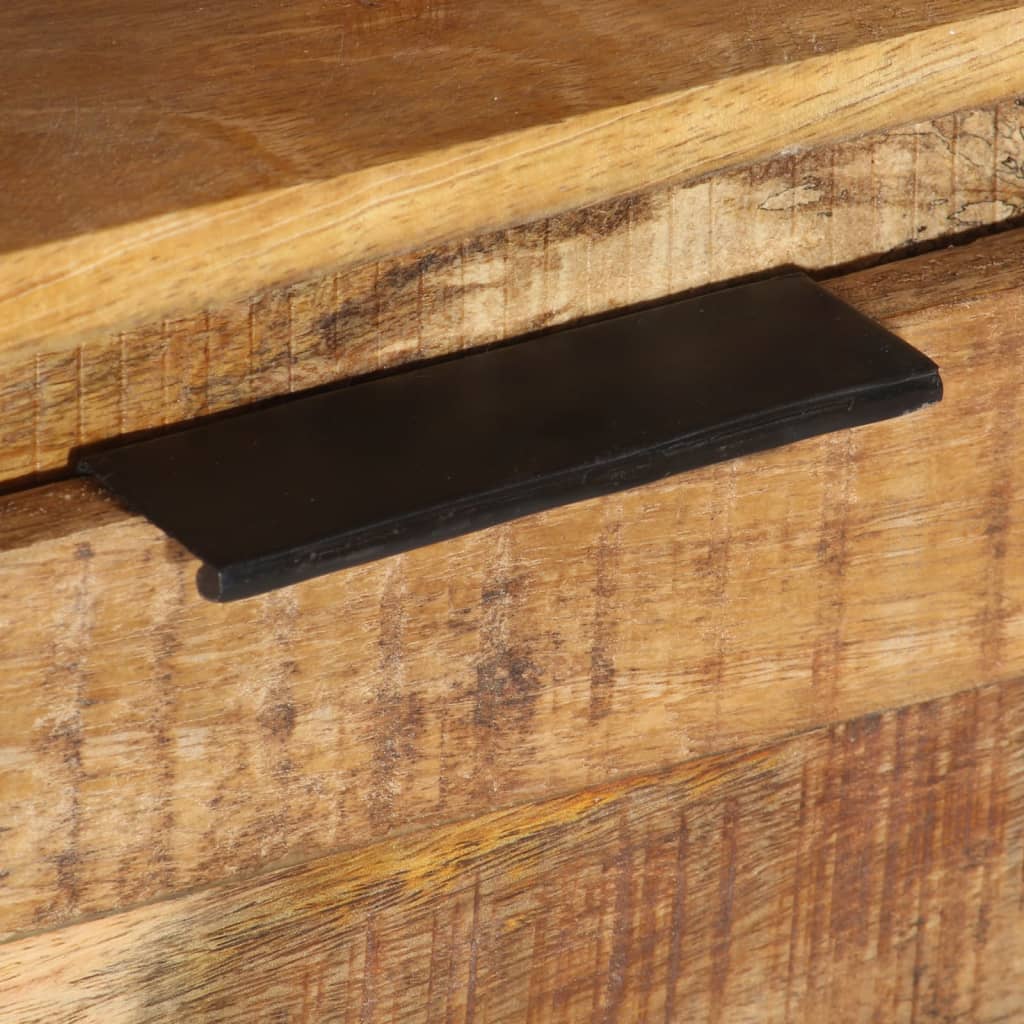 Mobile Porta TV-Mobile per TV-Credenza TV 110x30x40 cm in Legno di Mango Grezzo 994308