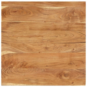 Tavolino da Salotto 80x80x40 cm in Legno Massello di Acacia