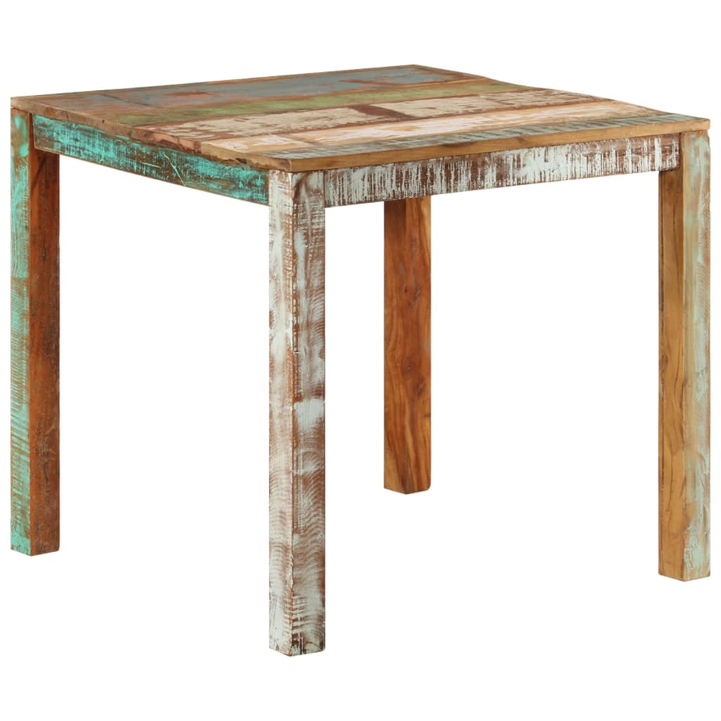 Tavolo da Pranzo 82x80x76 cm in Legno Massello di Recupero 337267