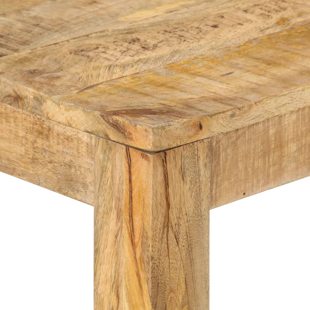 Tavolo Consolle 110x35x76 cm in Legno Massello di Mango Grezzo 337270