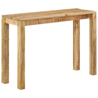Tavolo Consolle 110x35x76 cm in Legno Massello di Mango Grezzo 337270