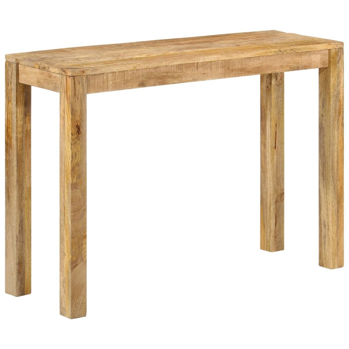 Tavolo Consolle 110x35x76 cm in Legno Massello di Mango Grezzo 337270