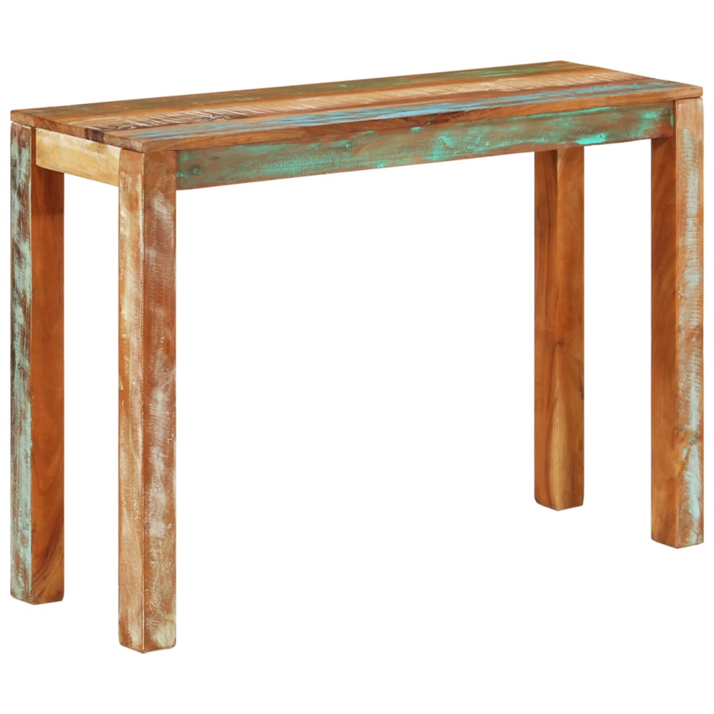 Tavolo Consolle 110x35x76 cm in Legno Massello di Recupero 337271