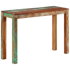 Tavolo Consolle 110x35x76 cm in Legno Massello di Recupero 337271