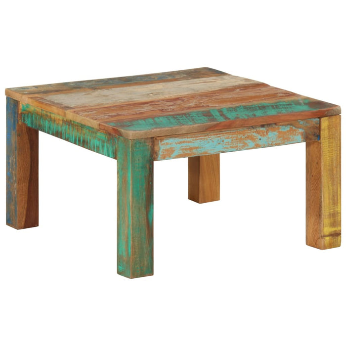 Tavolino da Salotto 60x60x35 cm in Legno Massello di Recupero cod mxl 23889