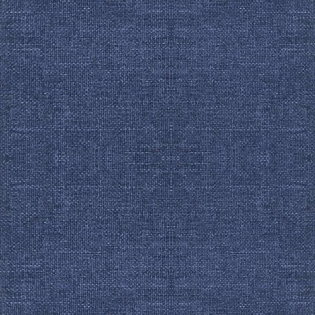 Sedie da Pranzo Girevoli 2 pz Blu in Tessuto 338343