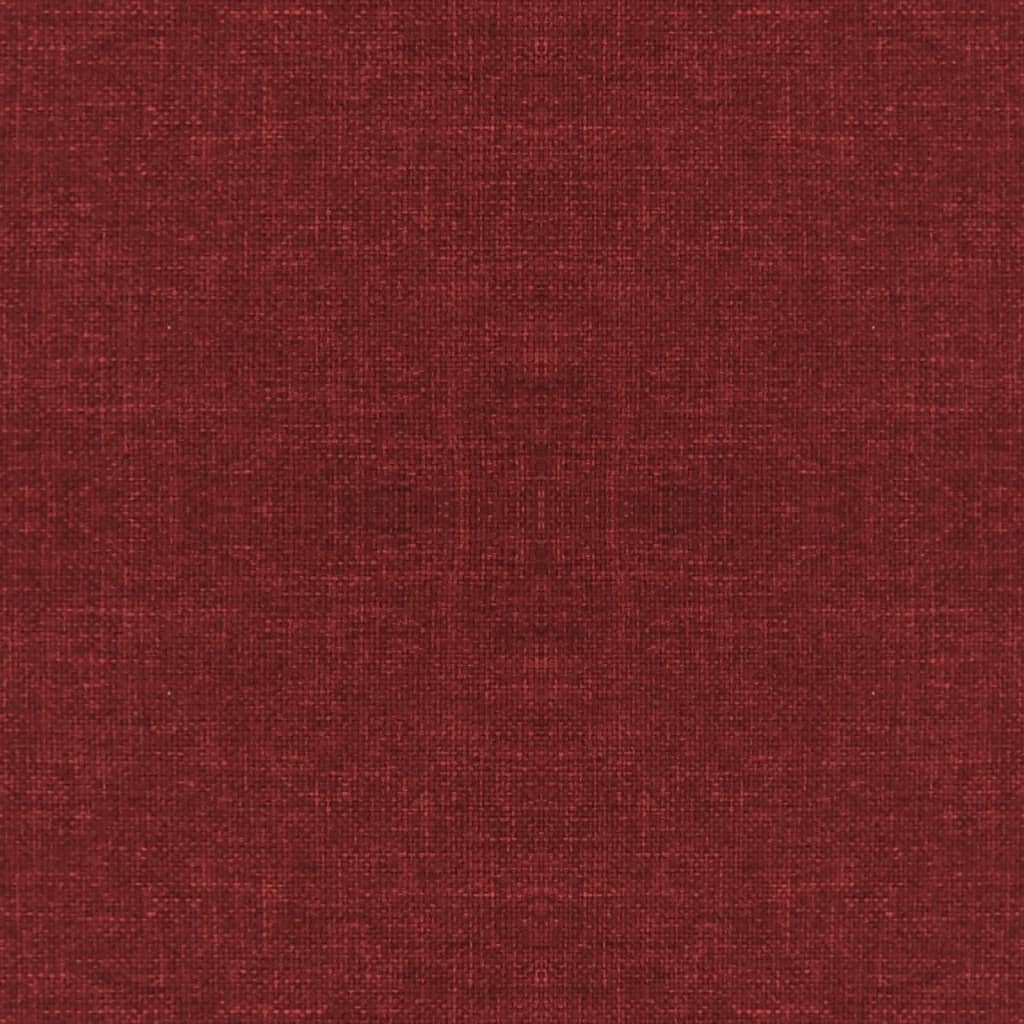 Sedie da Pranzo Girevoli 2 pz Rosso Vino in Tessuto 338351