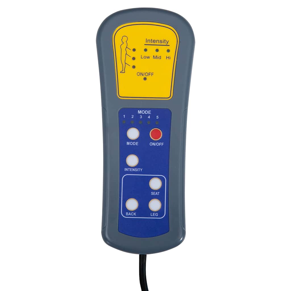 Poltrona Massaggiante Crema in Tessuto