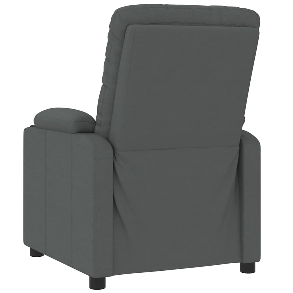 Poltrona Reclinabile Grigio Scuro in Tessuto cod mxl 43298
