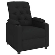 Poltrona Reclinabile Nera in Tessuto cod mxl 5735