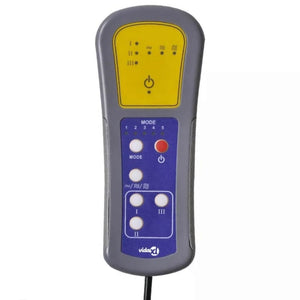 Poltrona Massaggiante Marrone Scuro in Tessuto 339117