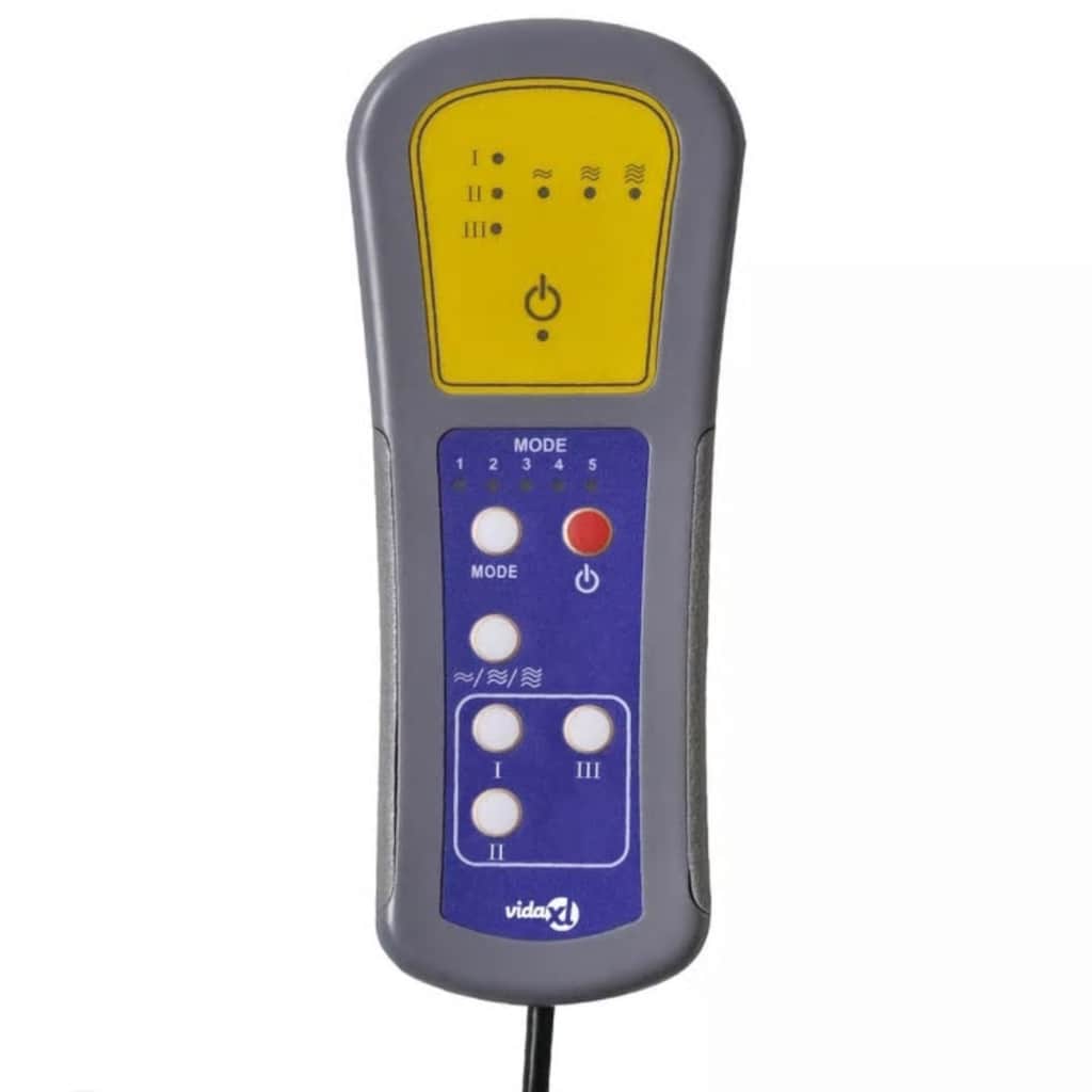 Poltrona Massaggiante Marrone Scuro in Tessuto