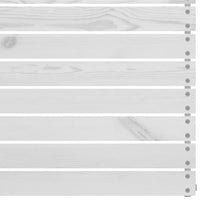 Set Divani da Giardino 5 pz Bianco in Legno Massello di Pino 3082488