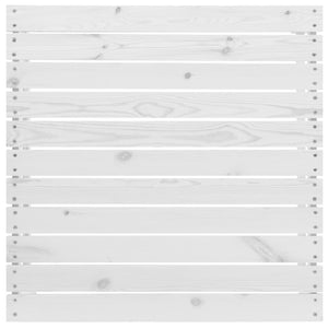 Set Divani da Giardino 5 pz Bianco in Legno Massello di Pino 3082488