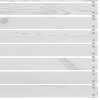 Set Divani da Giardino 6 pz Bianco in Legno Massello di Pino 3082543