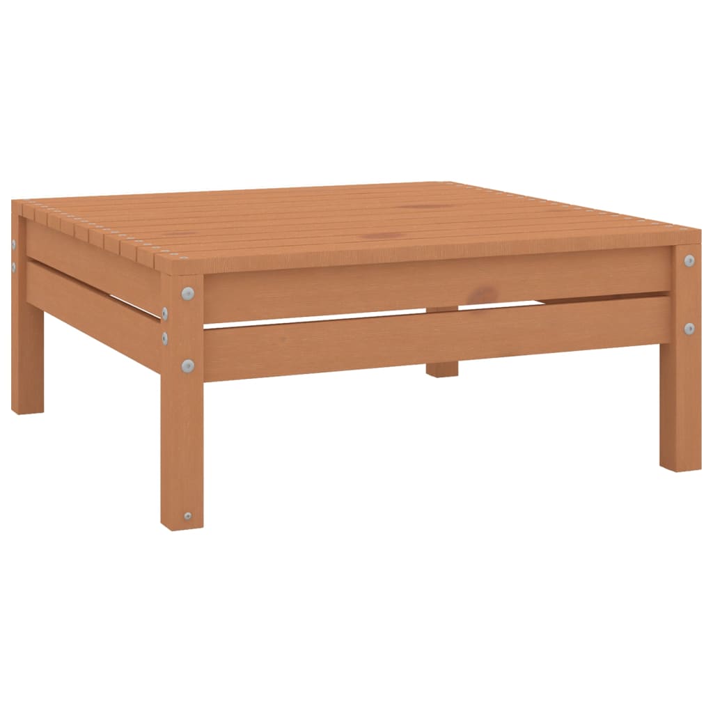 Set Salotto da Giardino 10 pz in Legno Massello di Pino ambra 3082912