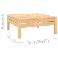 Set Divani da Giardino 7 pz in Legno Massello di Pino cod mxl 40850