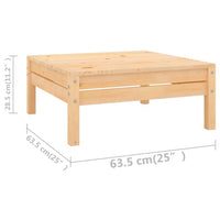 Set Divani da Giardino 10 pz in Legno Massello di Pino cod mxl 40279