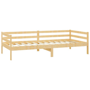 Divano Letto con Materasso-Sofa Letto-Daybed 90x200 cm Legno Massello di Pino 481473