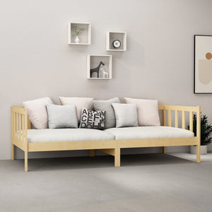 Divano Letto con Materasso-Sofa Letto-Daybed 90x200 cm Legno Massello di Pino 473855