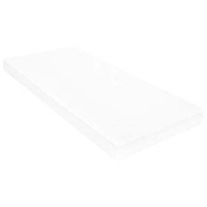 Divano Letto con Materasso 90x200 cm Bianco in Legno di Pino 3083625