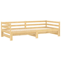 Dormeuse Estraibile 2x(90x200) cm in Legno Massello di Pino 3083694
