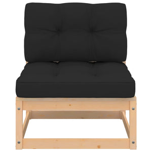 Set Divani da Giardino 5 pz con Cuscini Legno Massello di Pino cod mxl 48817