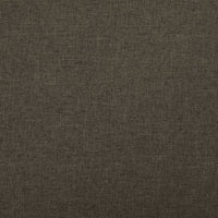 Sgabello con Contenitore Pieghevole Marrone Scuro in Simil Lino 338766