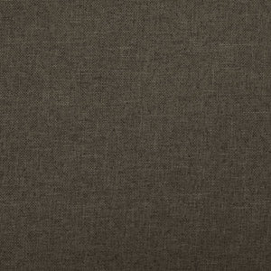 Sgabello con Contenitore Pieghevole Marrone Scuro in Simil Lino 338766