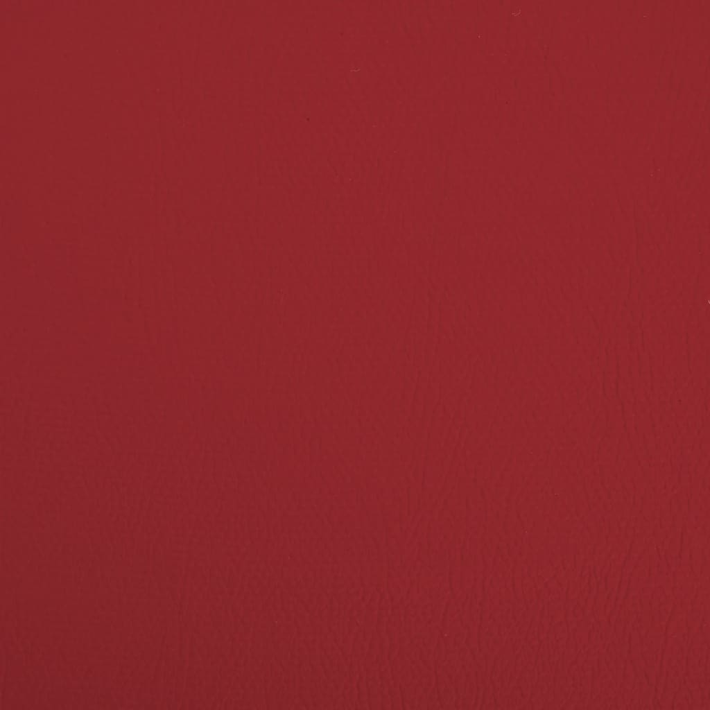 Sgabello con Contenitore Pieghevole Rosso Vino in PVC 338783