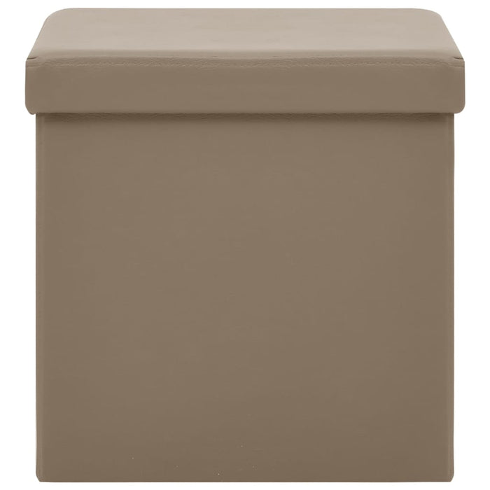 Sgabello con Contenitore Pieghevole Cappuccino in PVC cod mxl 41123